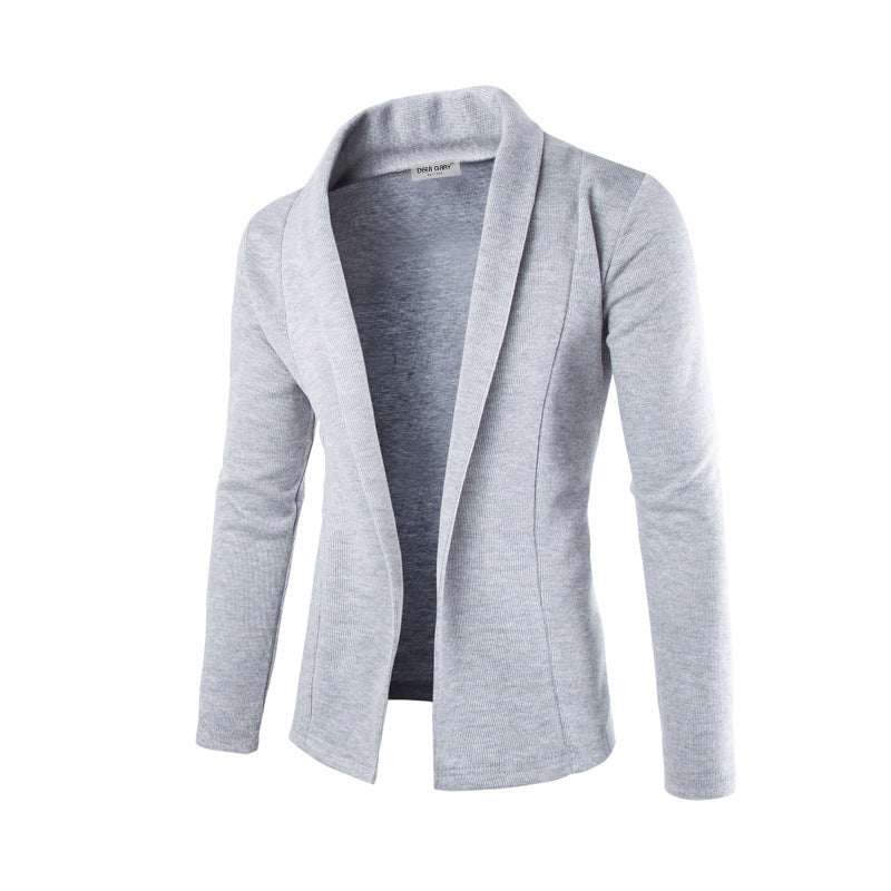 Men's Open-Front Cardigan