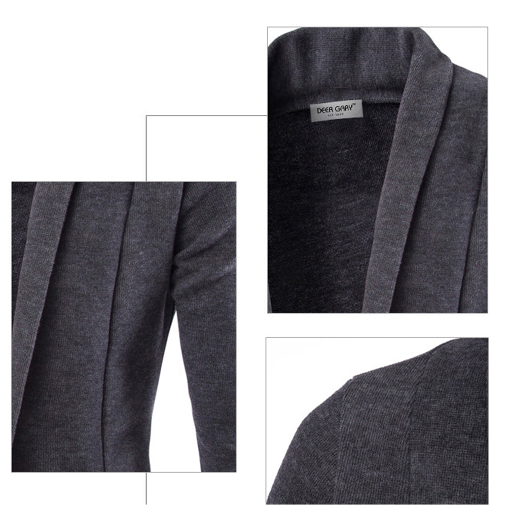 Men's Open-Front Cardigan