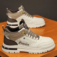 Men's Orthopedic Padded Collar High-Top Sneakers