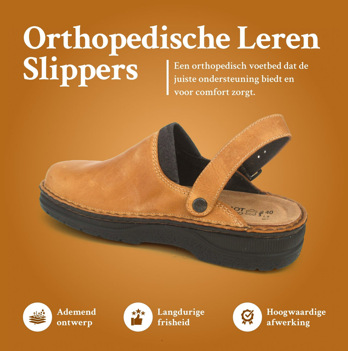 Men's Orthopedic Slippers | Stylish & Supportive
