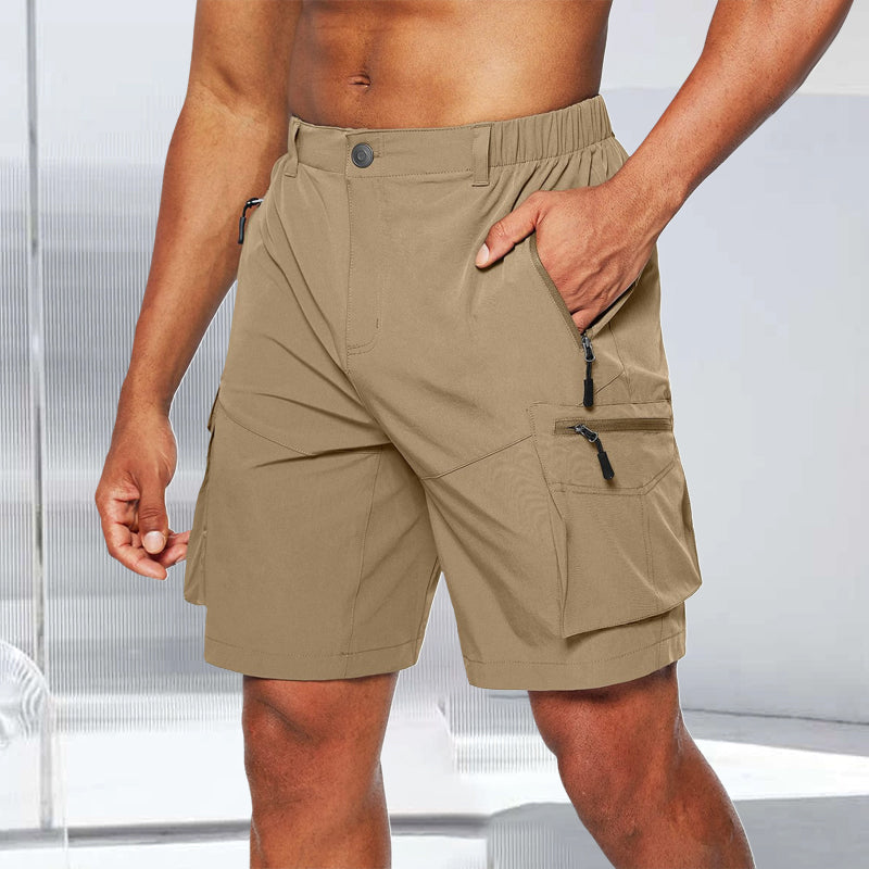 Men's Outdoor Quick-Dry Cargo Shorts for Hiking & Adventure