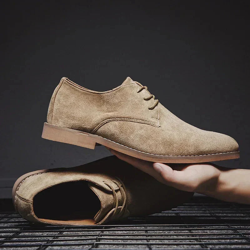 Men's Oxford Lace-Up Shoes - Classic & Comfortable