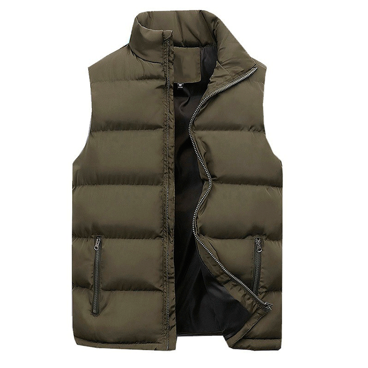 Men's Padded Quilted Puffer Vest