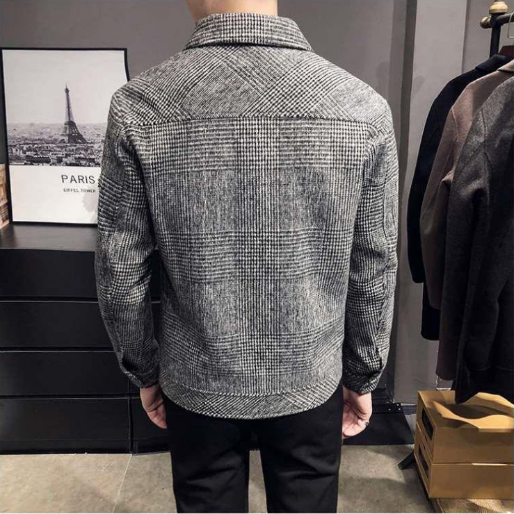 Men's Plaid Shirt Jacket