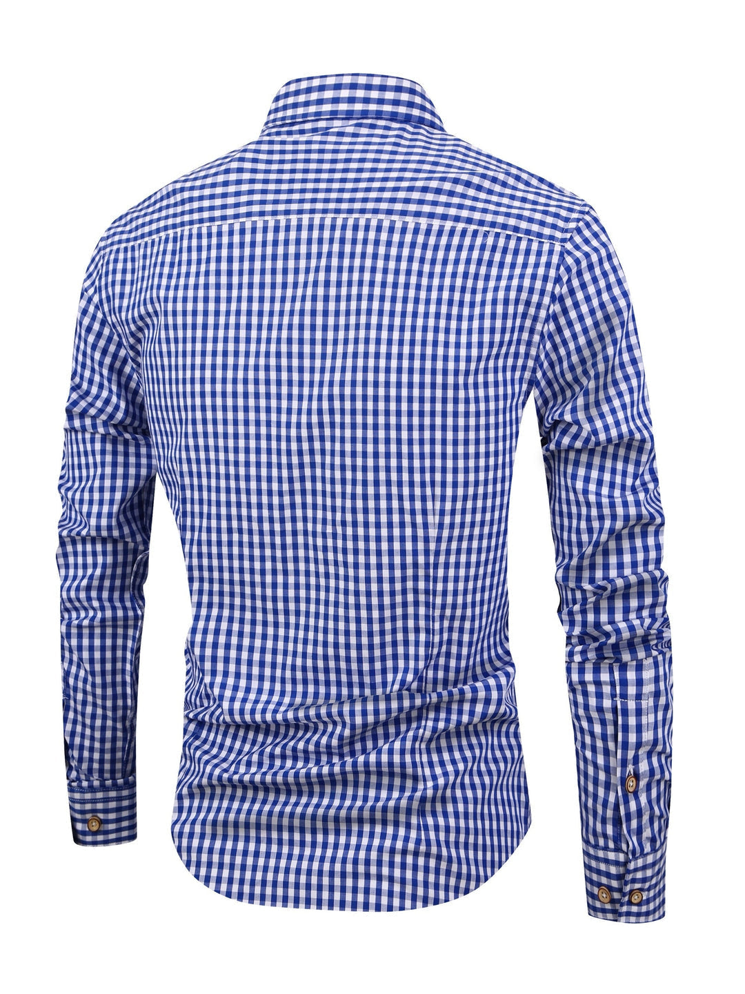 Men's Plaid Shirt with Comfortable Fit