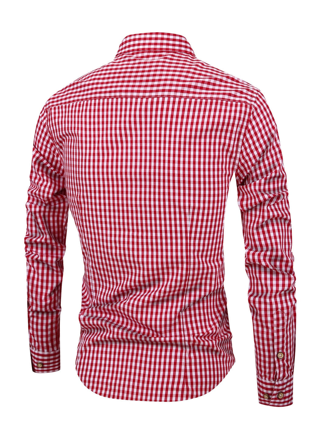 Men's Plaid Shirt with Comfortable Fit