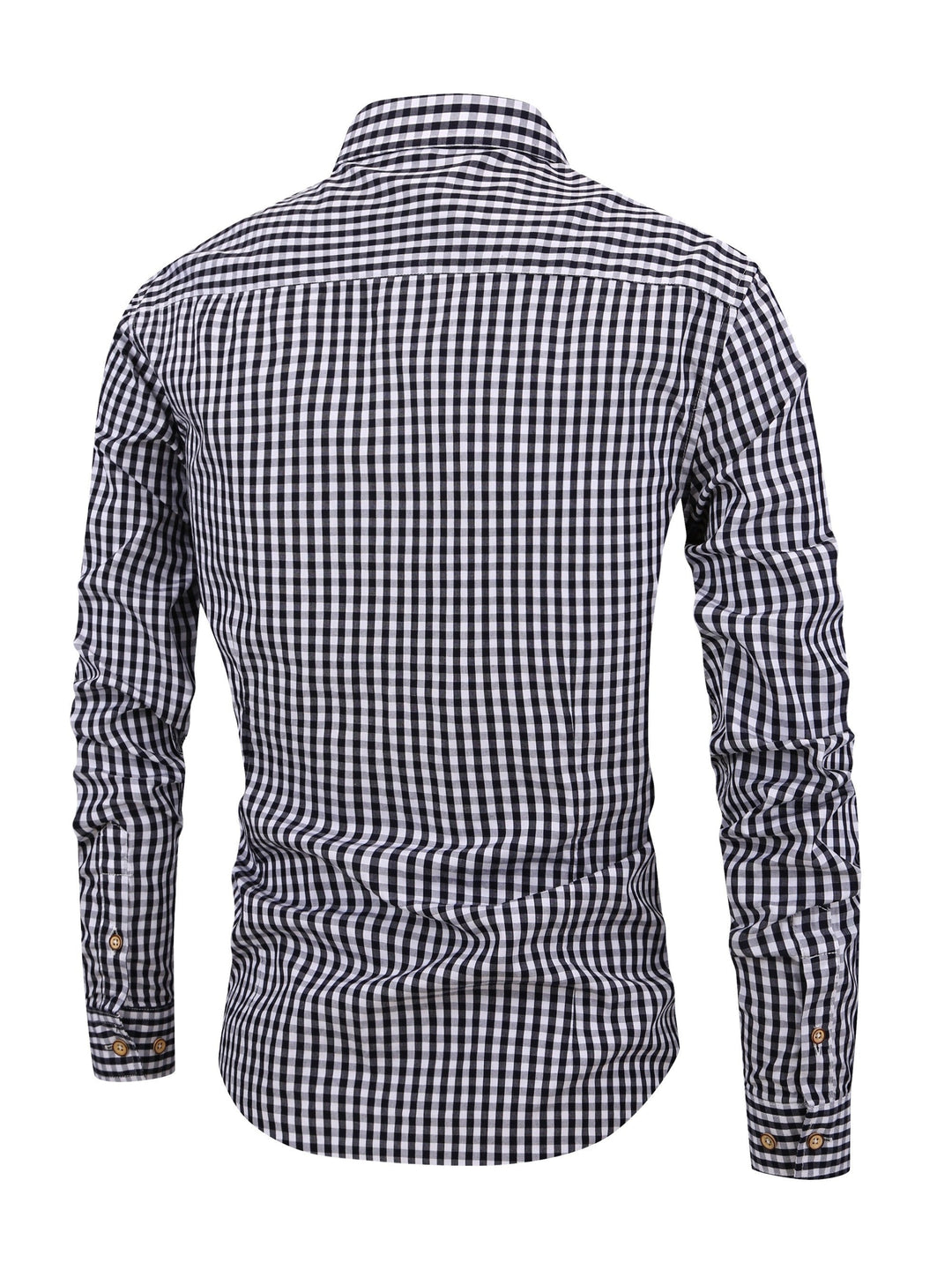Men's Plaid Shirt with Comfortable Fit