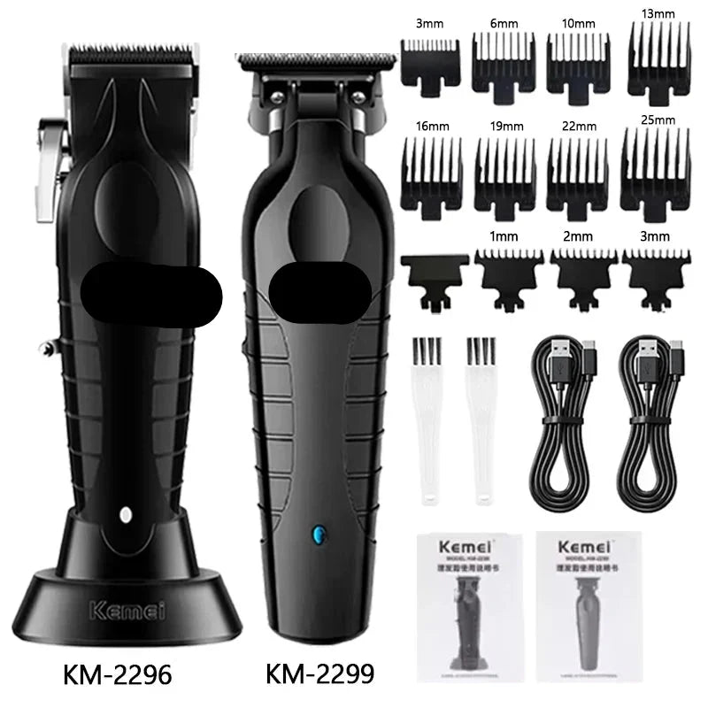 Men's Professional Electric Hair Clipper & Shaver Kit