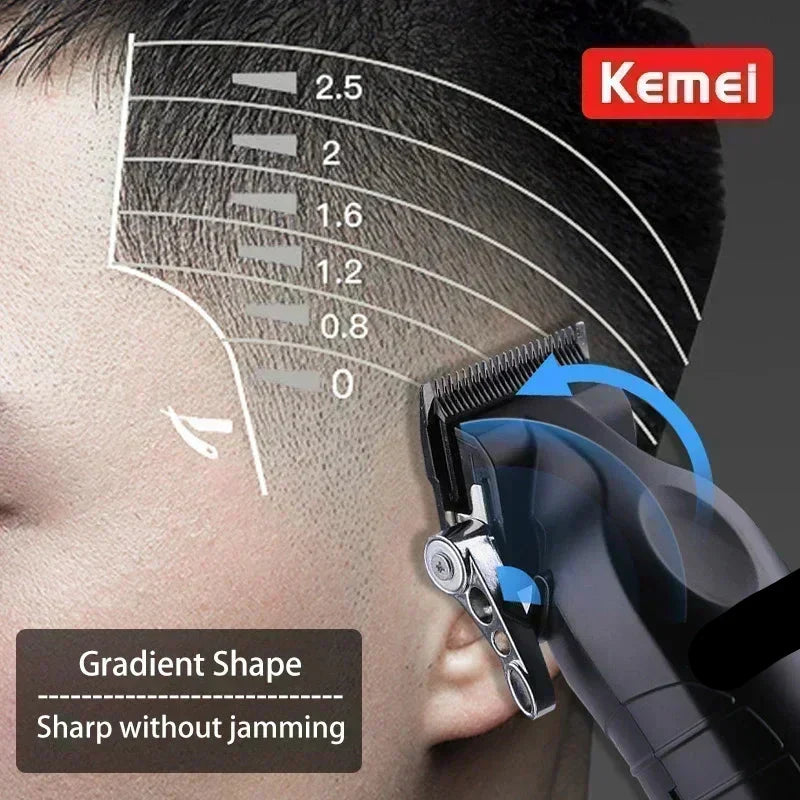 Men's Professional Electric Hair Clipper & Shaver Kit