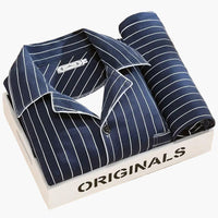 Men's Pyjama Set with Shirt and Trousers