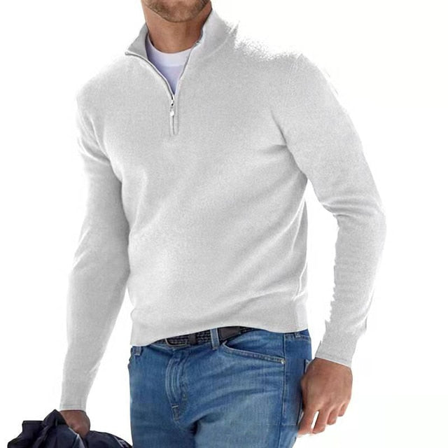 Men's Quarter Zip Sweater