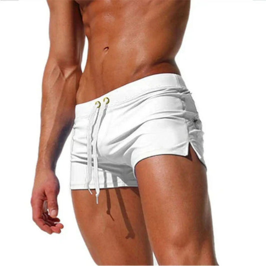Men's Quick-Dry Swim Trunks - Adjustable Waist
