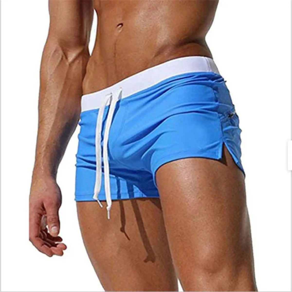 Men's Quick-Dry Swim Trunks - Adjustable Waist