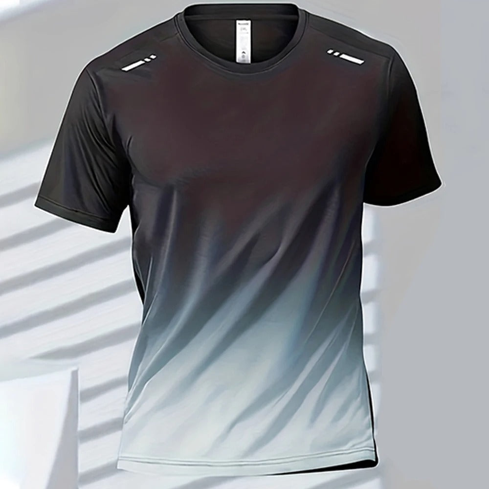 Men's Quick-Drying Gradient Sports T-Shirt