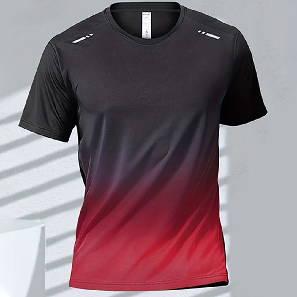 Men's Quick-Drying Gradient Sports T-Shirt