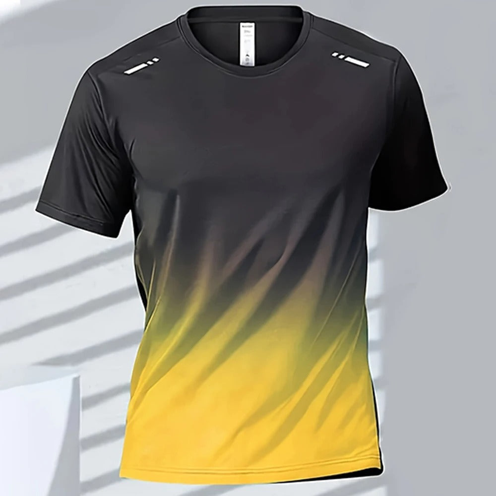 Men's Quick-Drying Gradient Sports T-Shirt