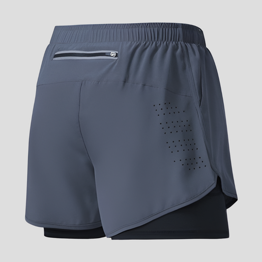 Men's Quick-Drying Running Shorts with Zipper Pocket
