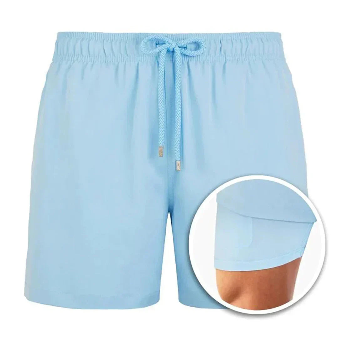 Men's Quick-Drying Swim Trunks with Built-in Lining