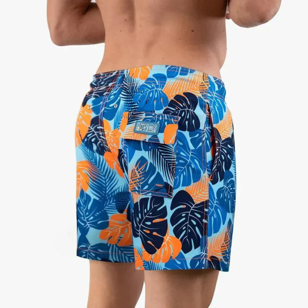 Men's Quick-Drying Swim Trunks with Built-in Lining