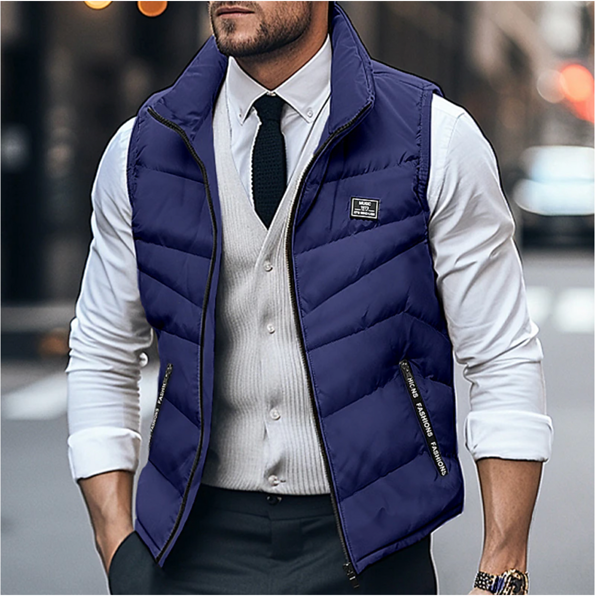 Men's Quilted Padded Vest