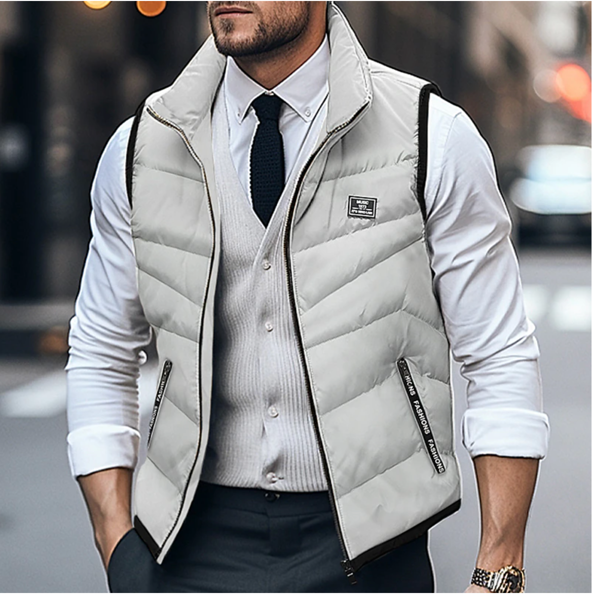 Men's Quilted Padded Vest