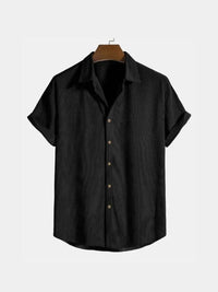 Men's Relaxed Fit Button-Down Shirt