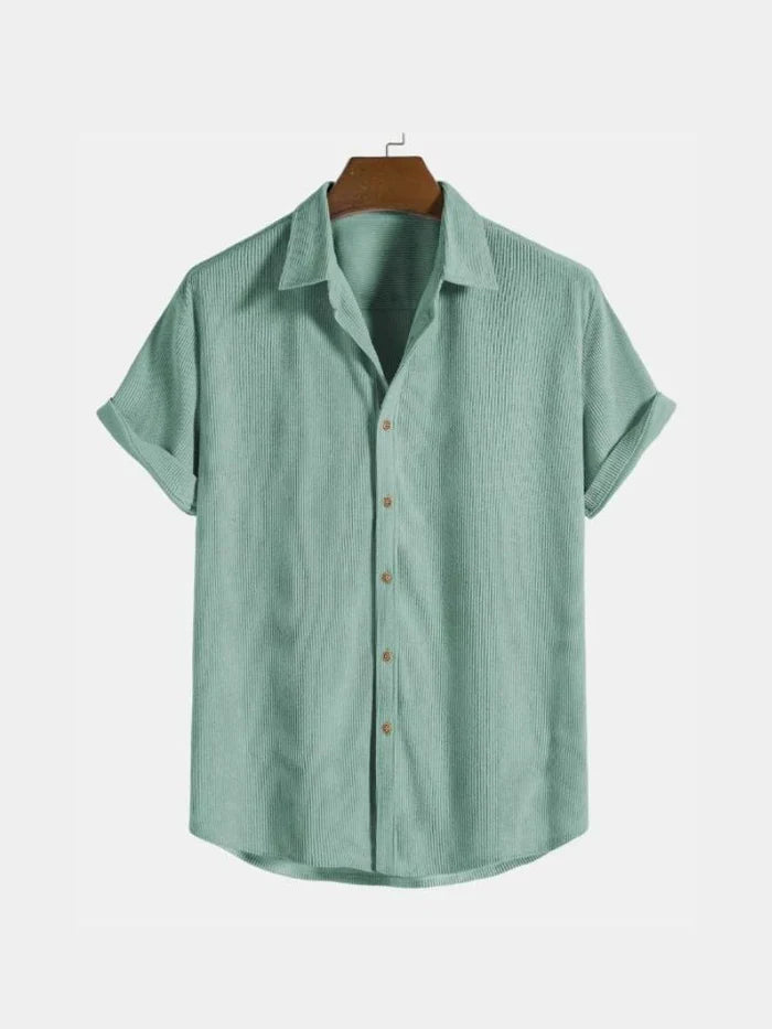 Men's Relaxed Fit Button-Down Shirt