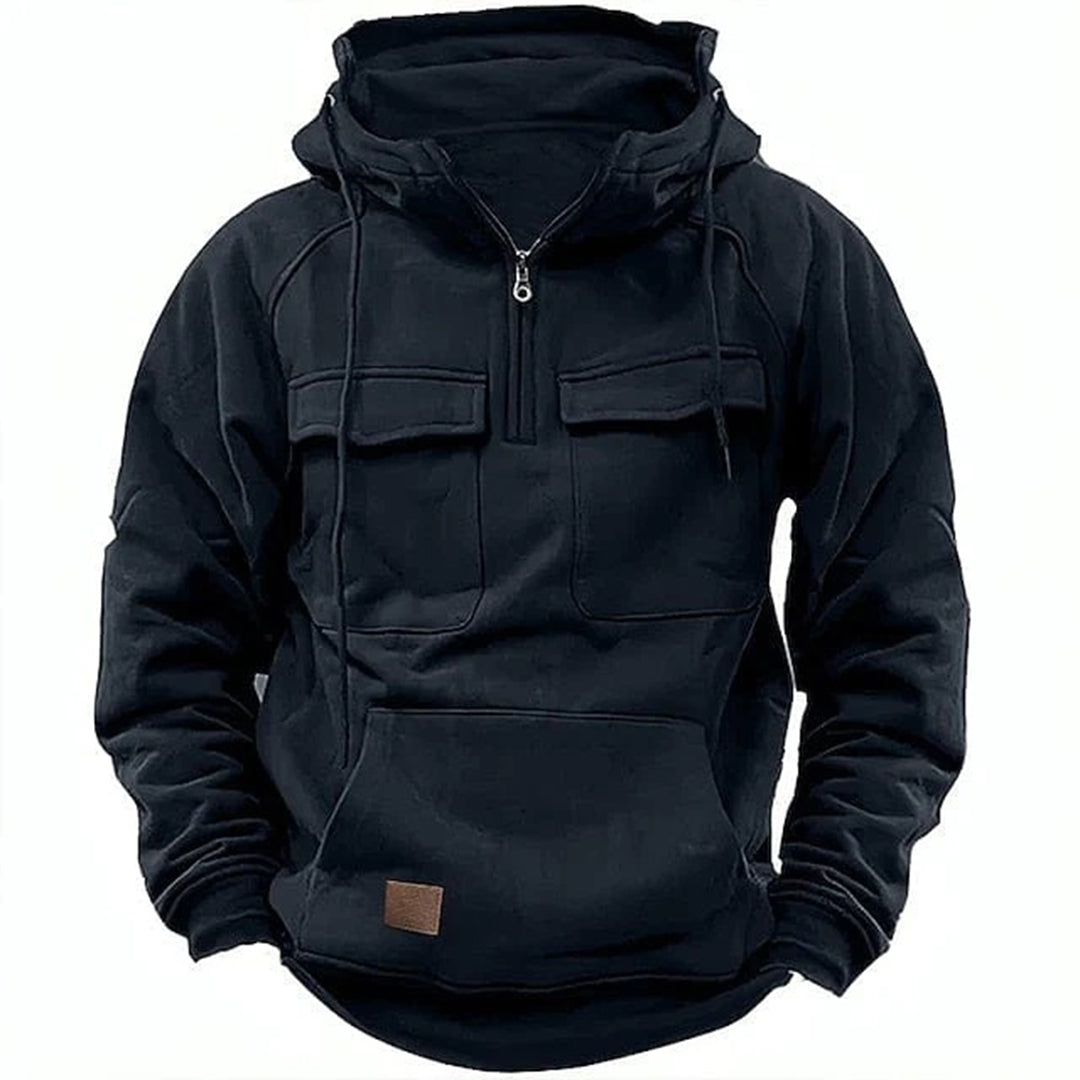 Men's Retro Biker Jacket - Rugged Style and Everyday Comfort