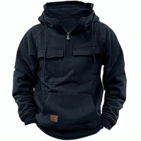 Men's Retro Biker Jacket - Rugged Style and Everyday Comfort
