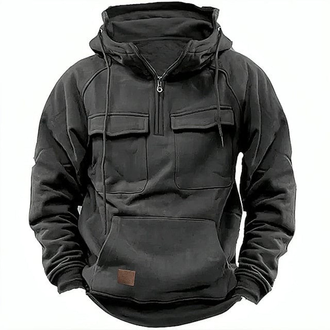 Men's Retro Biker Jacket - Rugged Style and Everyday Comfort