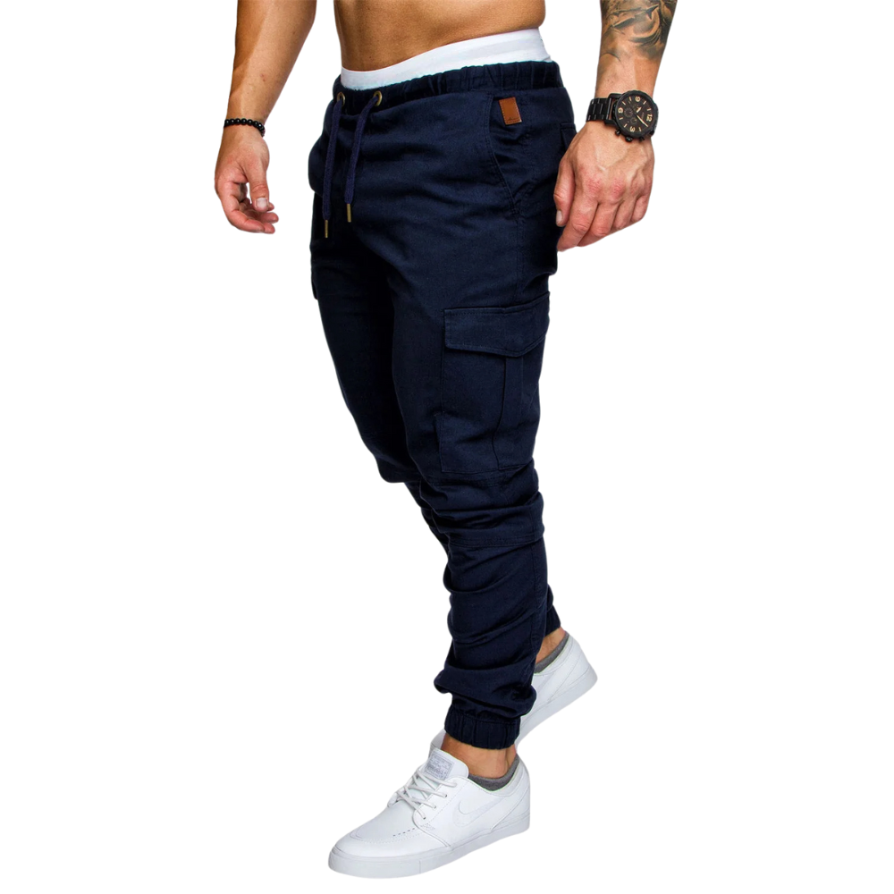 Men's Rugged Multi-Pocket Cargo Joggers