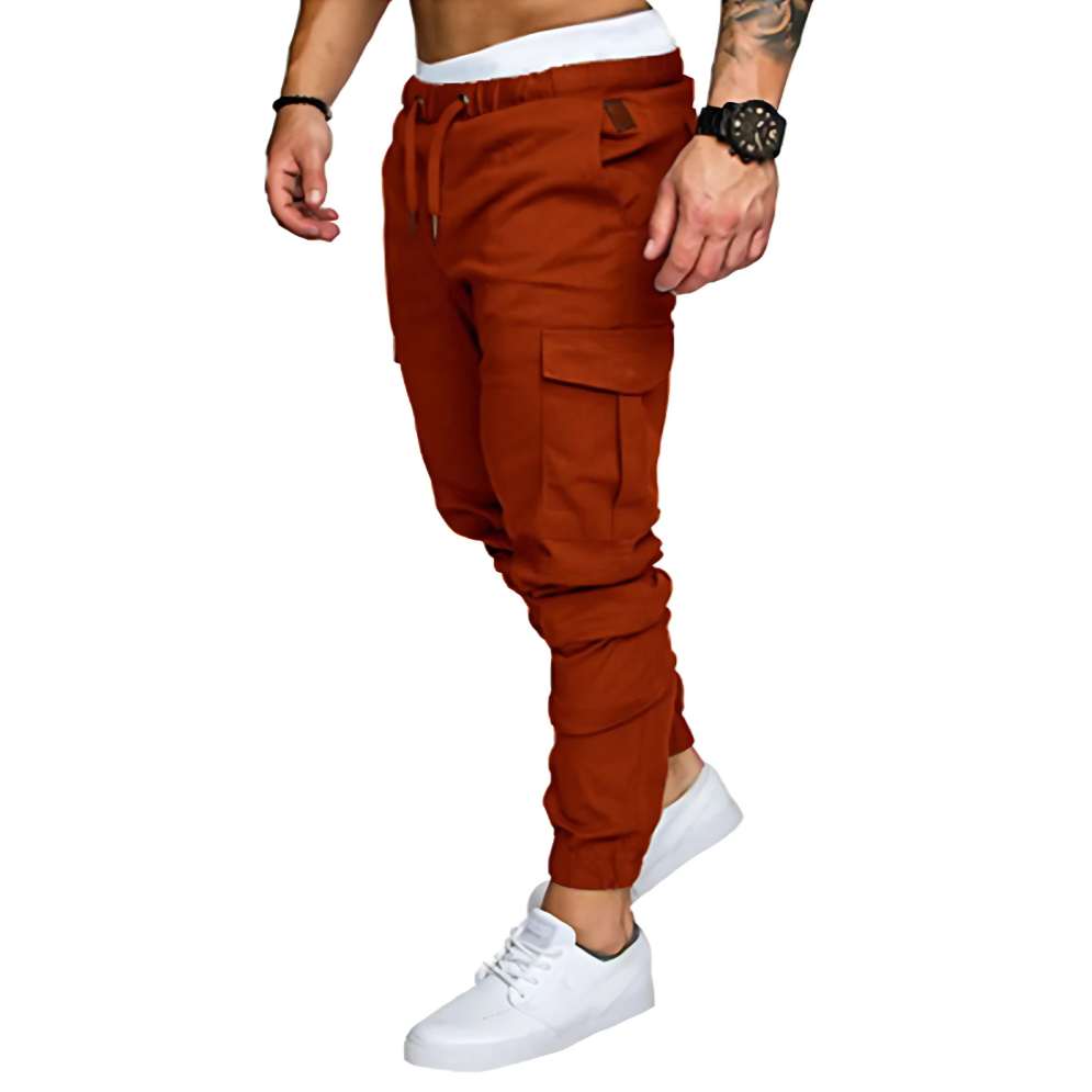 Men's Rugged Multi-Pocket Cargo Joggers