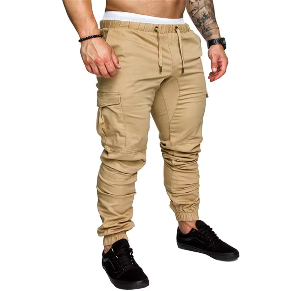 Men's Rugged Multi-Pocket Cargo Joggers