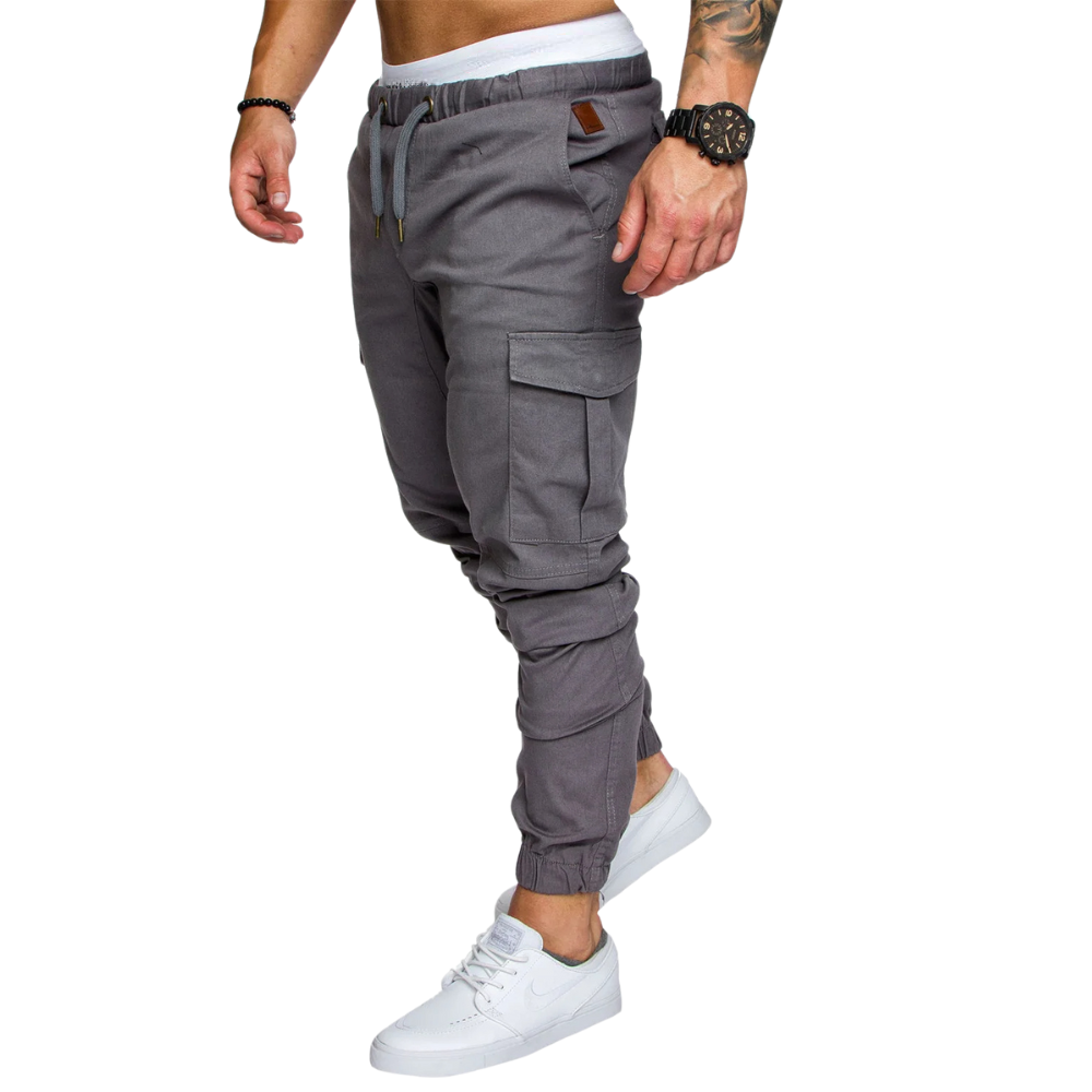 Men's Rugged Multi-Pocket Cargo Joggers