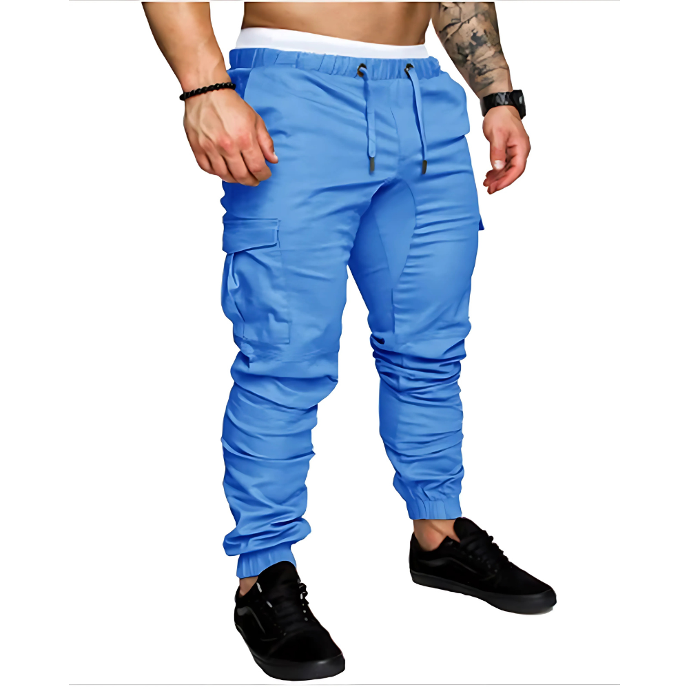 Men's Rugged Multi-Pocket Cargo Joggers