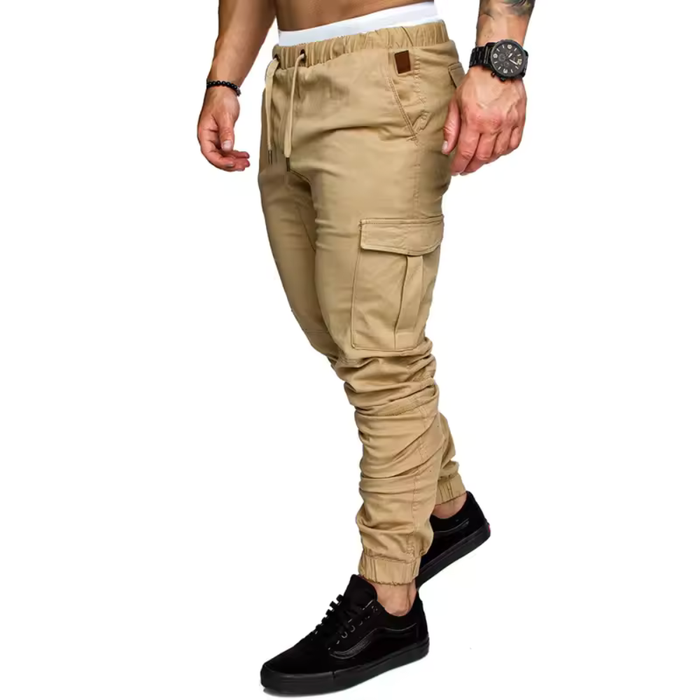Men's Rugged Multi-Pocket Cargo Joggers