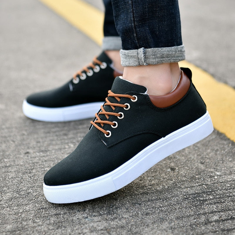 Men's Rugged Sneakers with White Sole
