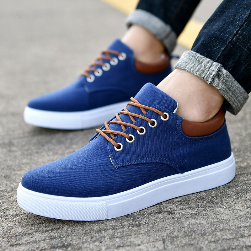 Men's Rugged Sneakers with White Sole
