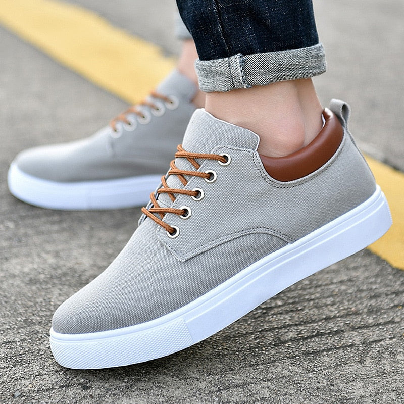 Men's Rugged Sneakers with White Sole