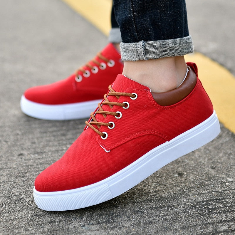 Men's Rugged Sneakers with White Sole