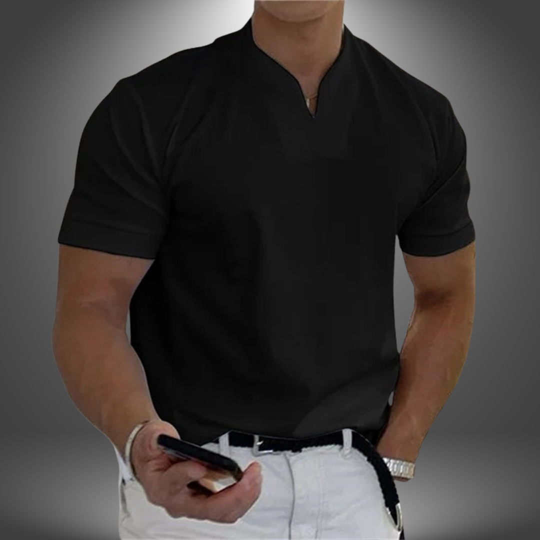 Men's Short-Sleeved V-Neck T-Shirt