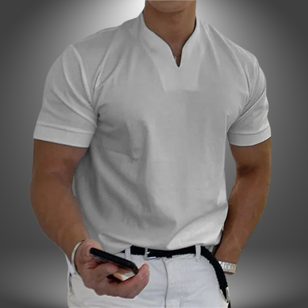 Men's Short-Sleeved V-Neck T-Shirt