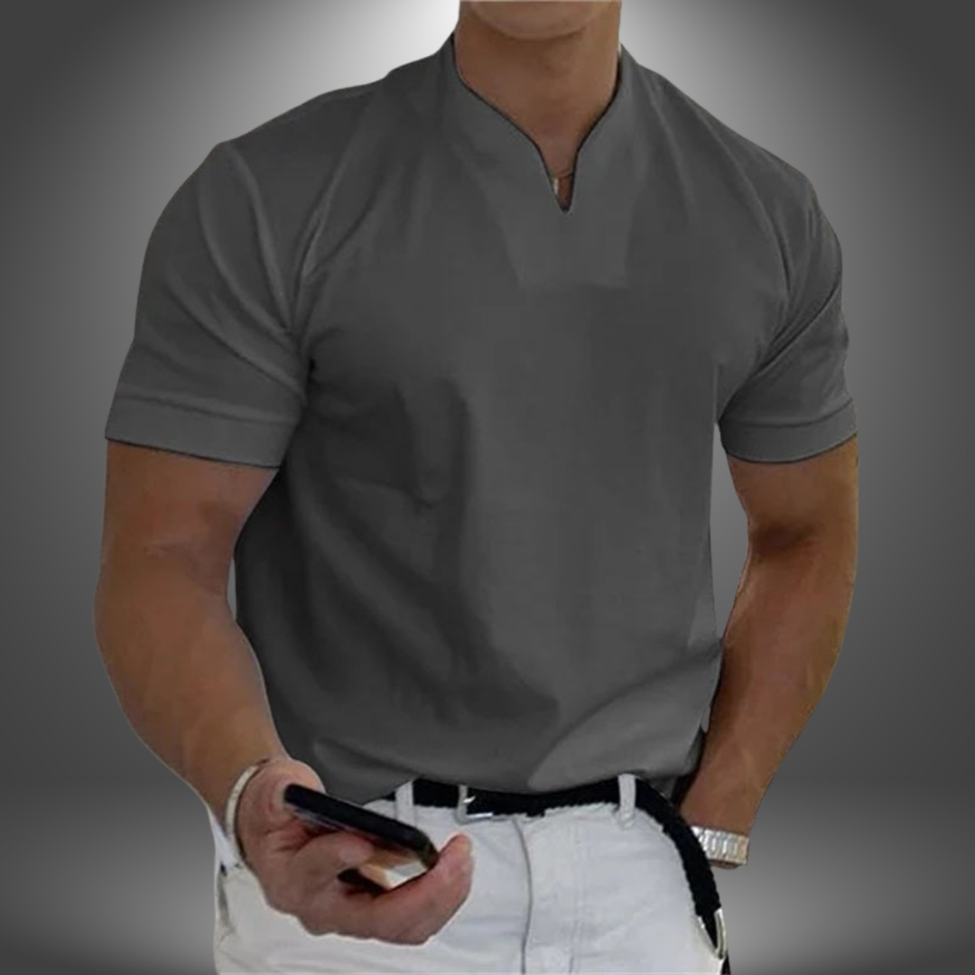 Men's Short-Sleeved V-Neck T-Shirt