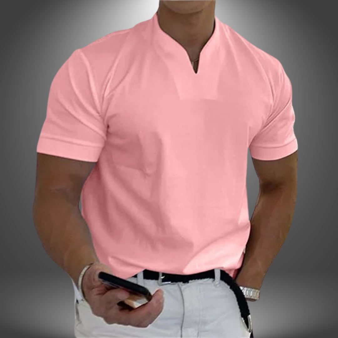 Men's Short-Sleeved V-Neck T-Shirt