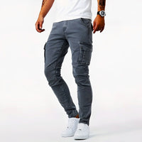 Men's Skinny Fit Cargo Trousers