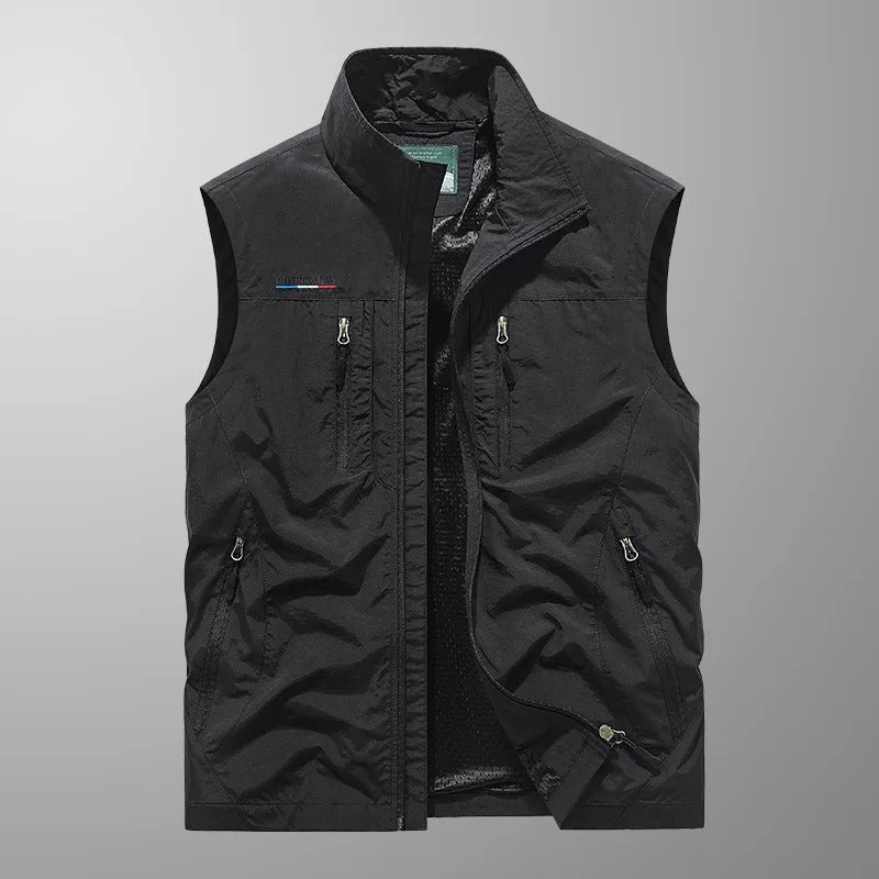 Men's Sleeveless Full-Zip Vest