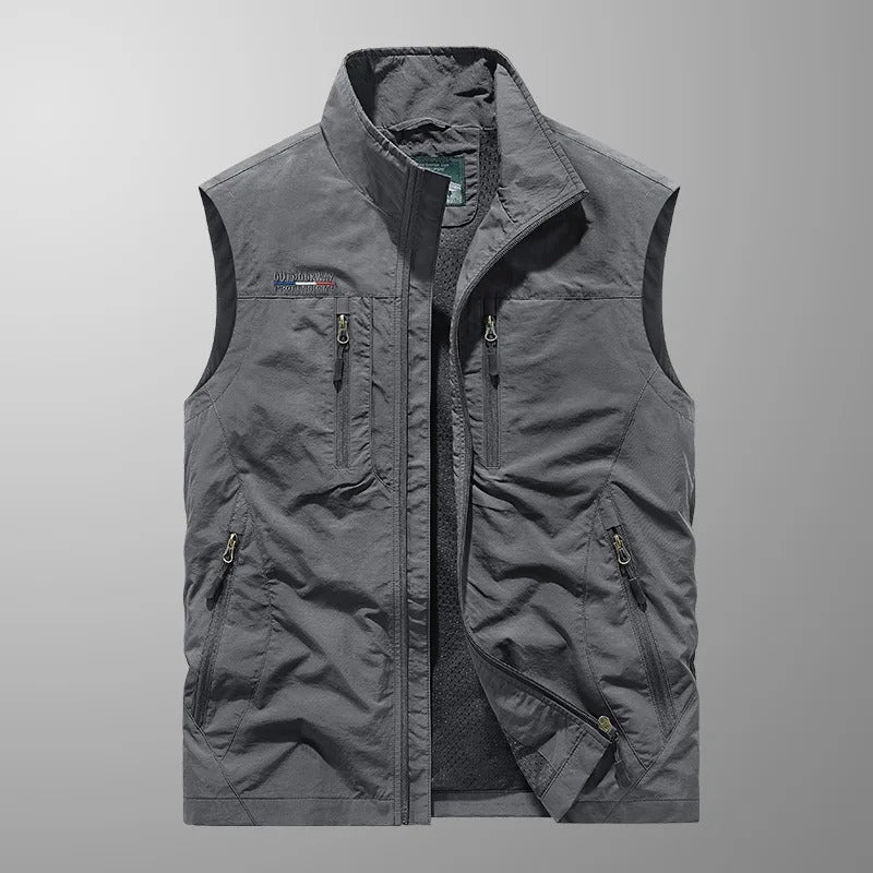 Men's Sleeveless Full-Zip Vest