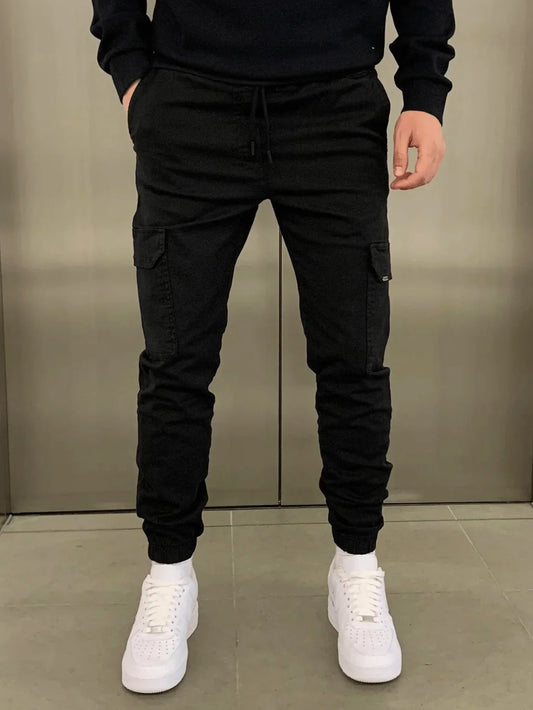 Men's Slim-Fit Cargo Trousers