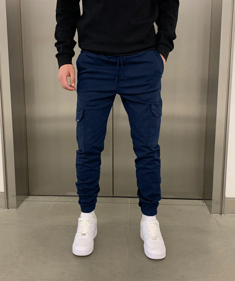 Men's Slim-Fit Cargo Trousers