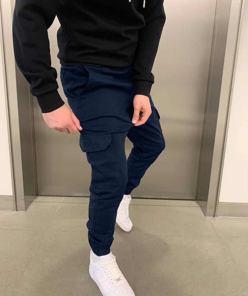 Men's Slim-Fit Cargo Trousers